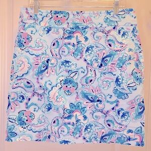 Talbots colorful Skirt in Blue and Pink size 12